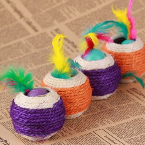 Sisal Scratch Ball Pet Toy