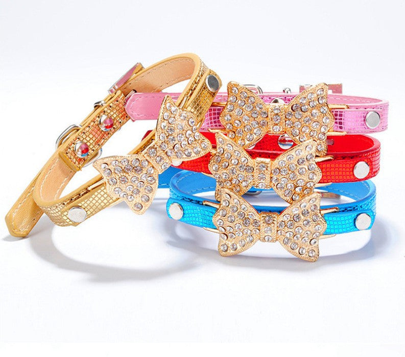 Pretty Bling Rhinestone Pet Collar