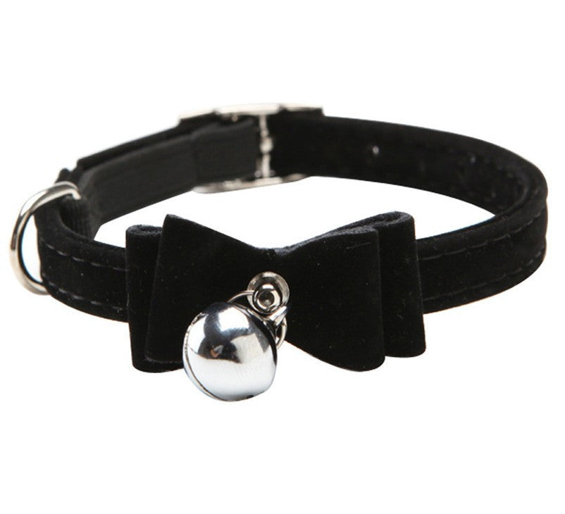 Safety Elastic Bowtie Bell Pet Collar