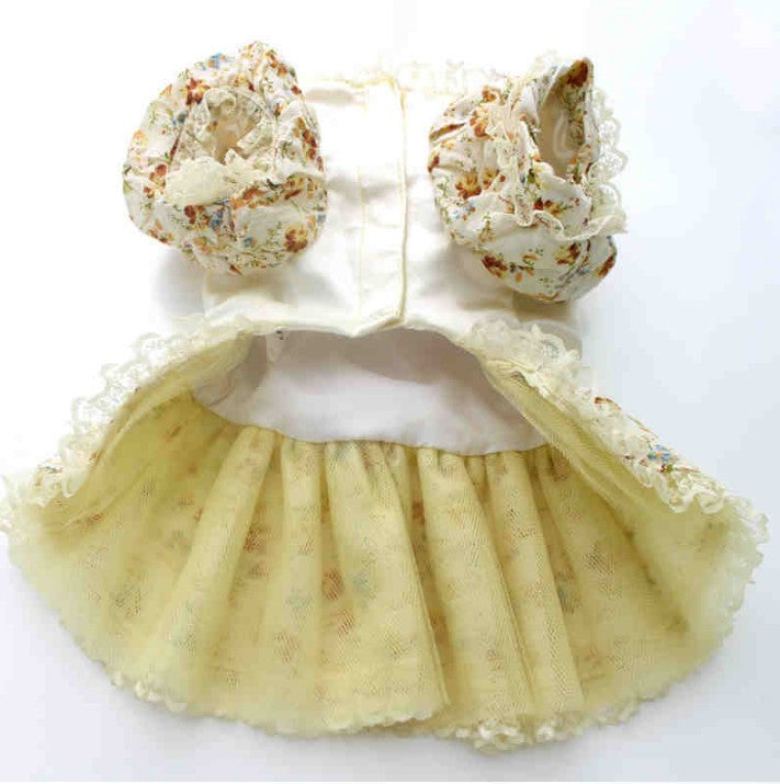 Princess Flowers Design Cat Dress